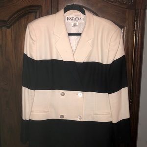 Escada Double Breasted Blazer